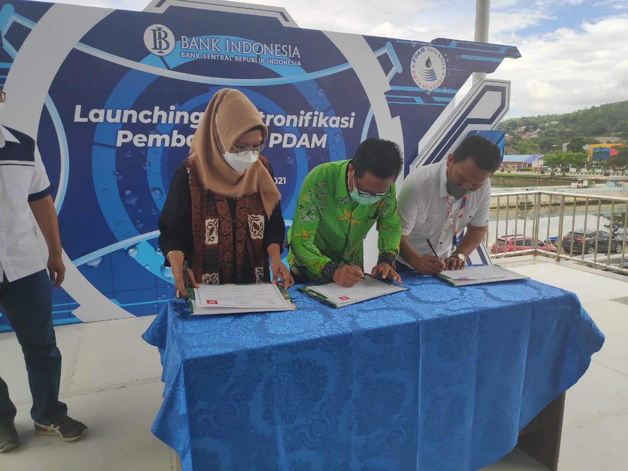 BI Sultra Launching Elektronifikasi Pembayaran PDAM