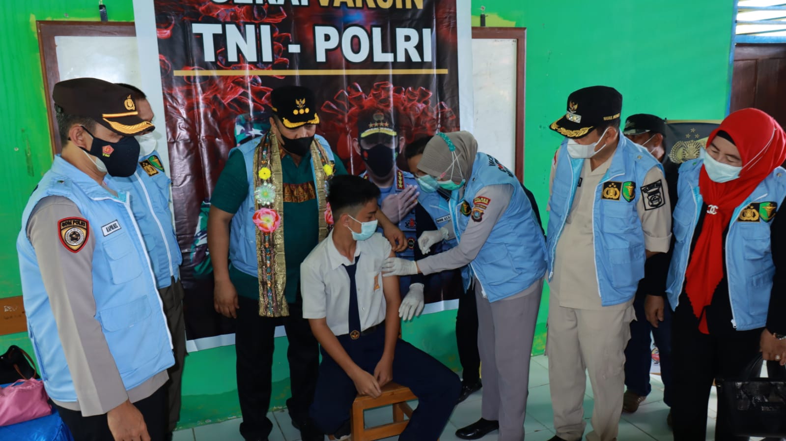 Pelajar di Konut Mulai Divaksinasi Covid-19, SMP Negeri 1 Molawe dapat Giliran Pertama