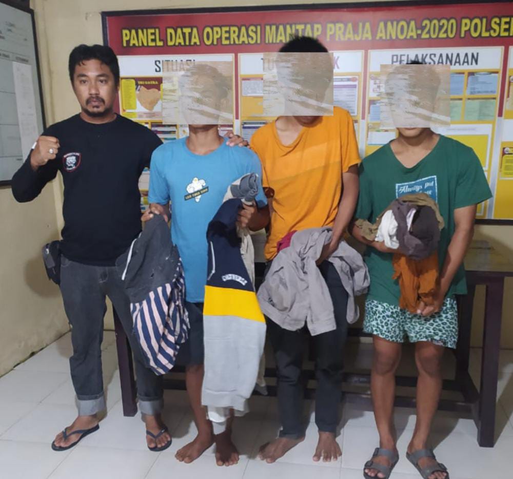 Tiga Pelaku Pembobol Toko Baju di Langara Masih Anak di Bawah Umur, Polsek Wawonii Upayakan Jalur Damai