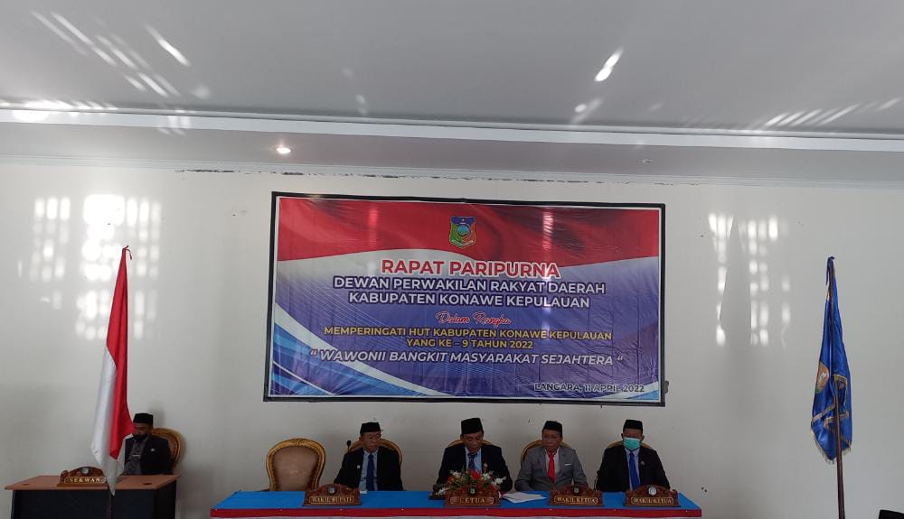 DPRD Konkep Gelar Rapat Paripurna Peringatan Hut Konkep