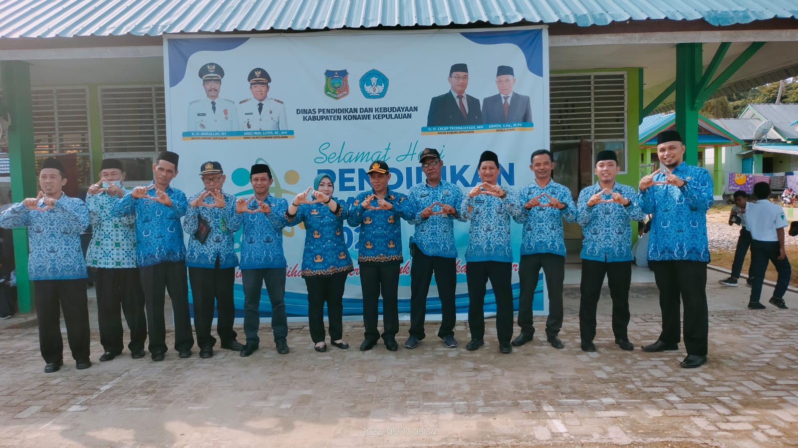 Dinas Pendidikan Konkep Gelar Upacara Peringatan Hardiknas