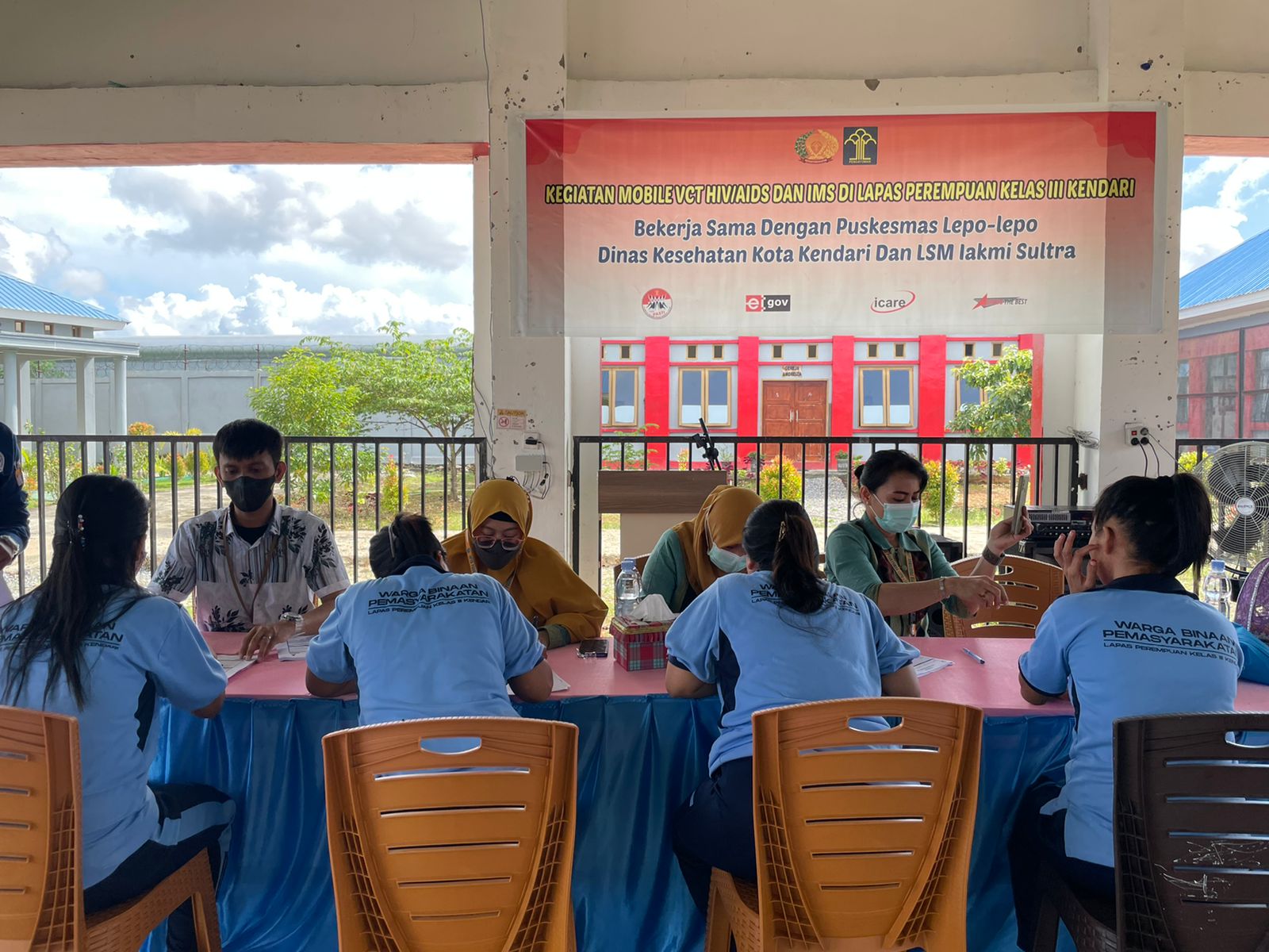 LPP Kelas III Kendari Lakukan Konsultasi dan Pemeriksaan HIV/AIDS Warga Binaan