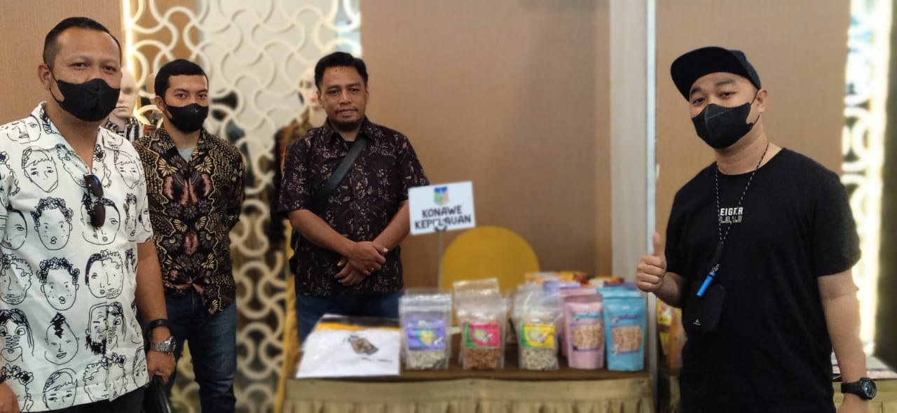 PT GKP Pamerkan Produk UMKM Wawonii di Ekxpo Pekan Produk Unggulan Sultra