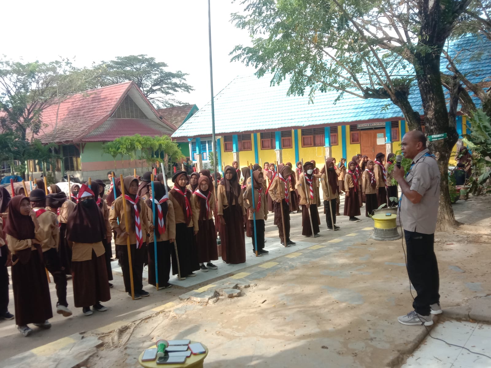 SMPN 14 Kendari Rutin Laksanakan Kegiatan Pramuka