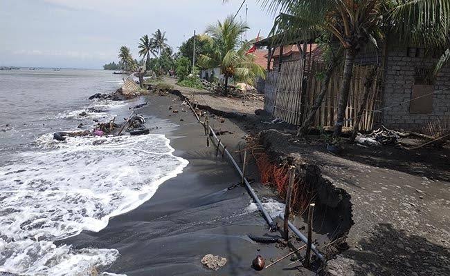 Pemdes Sawapatani Bangun Talud Area Tepi Pantai untuk Cegah Erosi dan Abrasi