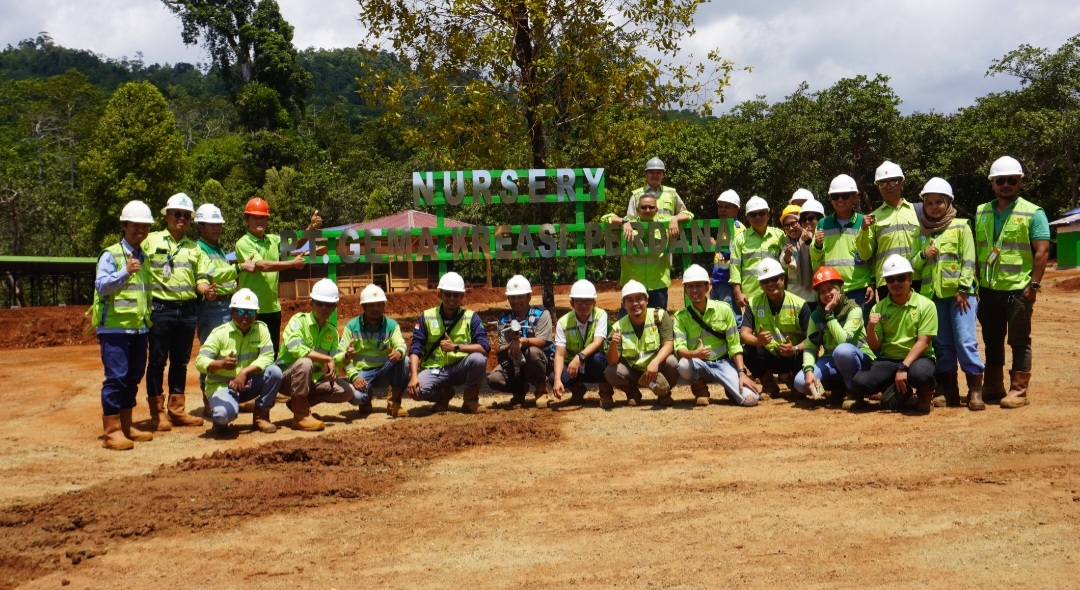 Komitmen Reklamasi Pasca Tambang, PT GKP Resmikan Pusat Pembibitan Tanaman