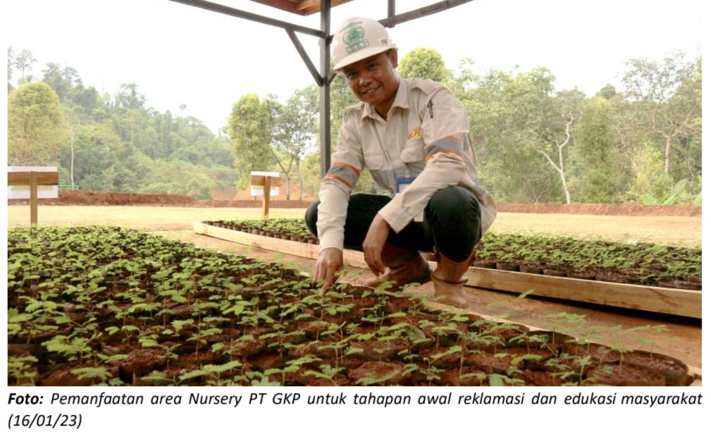 PT GKP Komitmen Penuh dalam Mengimplementasikan Green Mining